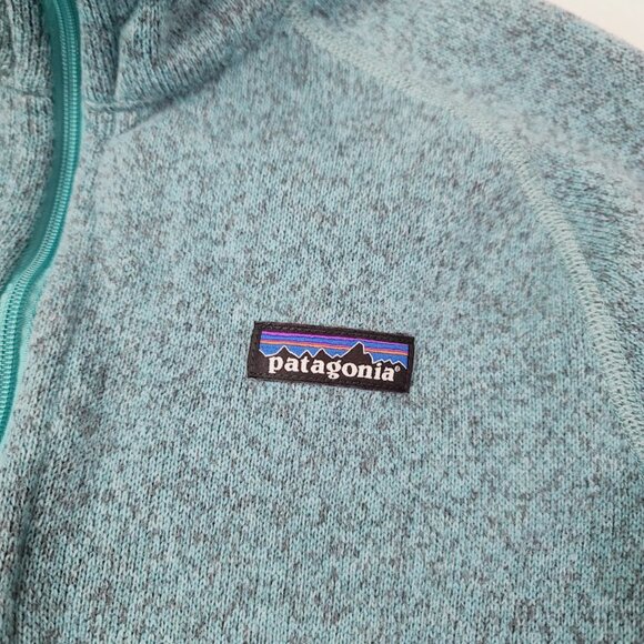 Patagonia Women's Mint Green Better Sweater Full Zip Fleece Jacket Size M - Picture 5 of 11